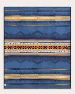 ALTERNATE VIEW OF CASCADIA BLANKET IN BLUE image number 3