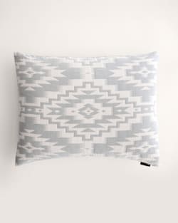 MESILLA  COTTON MATELASSE SHAM IN BLUE/IVORY image number 1