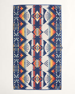 ALTERNATE VIEW OF NEHALEM SPA TOWEL IN NAVY image number 3