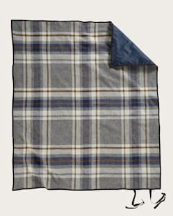 ALTERNATE VIEW OF ROLL-UP BLANKET IN RALEIGH PLAID image number 2