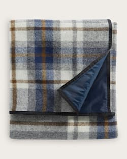 ALTERNATE VIEW OF ROLL-UP BLANKET IN RALEIGH PLAID image number 3