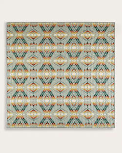 ALTERNATE VIEW OF MISSION TRAILS COVERLET SET IN DESERT SAGE image number 2