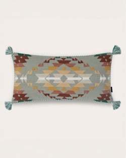 MISSION TRAILS EMBROIDERED LUMBAR PILLOW IN DESERT SAGE image number 1