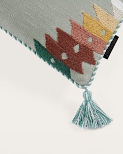 ALTERNATE VIEW OF MISSION TRAILS EMBROIDERED LUMBAR PILLOW IN DESERT SAGE image number 4
