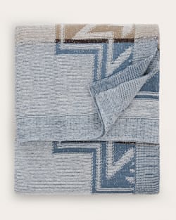 ALTERNATE VIEW OF SILVER CITY KNIT THROW IN SKY image number 4