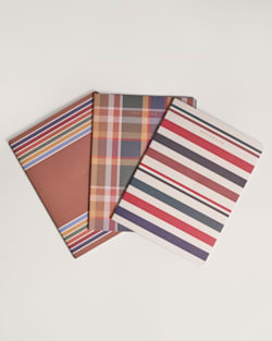 ALTERNATE VIEW OF PENDLETON NOTEBOOKS, SET OF 3 IN STRIPE MULTI image number 2