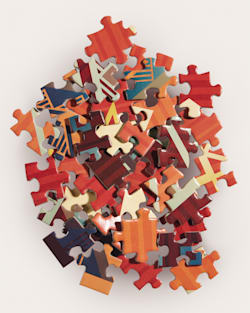 ALTERNATE VIEW OF PENDLETON UNITY PATTERN 1000 PIECE PUZZLE IN MULTI image number 3