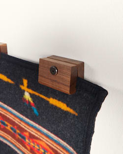 ALTERNATE VIEW OF QUILT HANGER CLIPS IN WALNUT image number 3