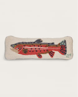 TROUT HOOKED LUMBAR PILLOW IN MULTI image number 1