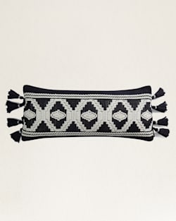 KIVA STEPS LUMBAR PILLOW IN BLACK/WHITE image number 1