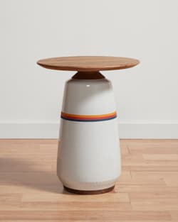 PALM DESERT SHORT COCKTAIL TABLE IN MULTI STRIPE image number 1