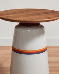 ALTERNATE VIEW OF PALM DESERT SHORT COCKTAIL TABLE IN MULTI STRIPE image number 2