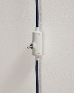 ALTERNATE VIEW OF PALM DESERT PLUG-IN SCONCE IN MULTI STRIPE image number 4