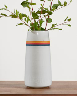 ALTERNATE VIEW OF PALM DESERT VASE IN MULTI STRIPE image number 2