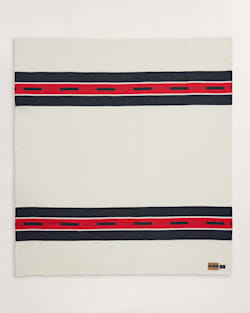 FLAT VIEW OF GRAND TETON NATIONAL PARK BLANKET IN WHITE image number 1