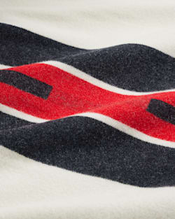 CLOSE UP VIEW OF GRAND TETON NATIONAL PARK BLANKET IN WHITE image number 3