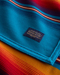ALTERNATE VIEW OF SERAPE ROBE IN TURQUOISE image number 3