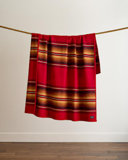 SERAPE ROBE IN SCARLET image number 1