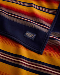 ALTERNATE VIEW OF SERAPE ROBE IN NAVY image number 3