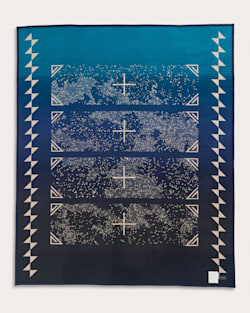 ALTERNATE VIEW OF INFINITE PRAYER BLANKET IN MIDNIGHT OMBRE image number 2