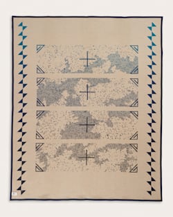 ALTERNATE VIEW OF INFINITE PRAYER BLANKET IN MIDNIGHT OMBRE image number 3