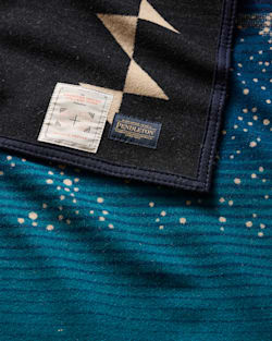 ALTERNATE VIEW OF INFINITE PRAYER BLANKET IN MIDNIGHT OMBRE image number 4