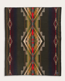 ALTERNATE VIEW OF TUMALO THROW IN OLIVE MULTI image number 2