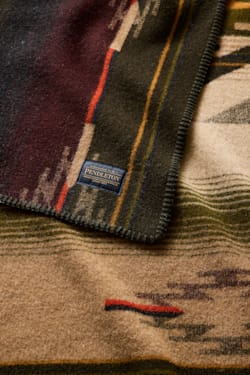 ALTERNATE VIEW OF TUMALO THROW IN OLIVE MULTI image number 4