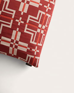 ALTERNATE VIEW OF SAN MARCOS COTTON MATELASSE SHAM IN PERSIMMON image number 2