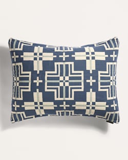 SAN MARCOS COTTON MATELASSE SHAM IN MARINE image number 1