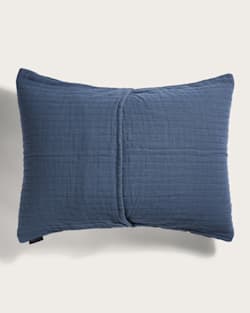 ALTERNATE VIEW OF SAN MARCOS COTTON MATELASSE SHAM IN MARINE image number 2