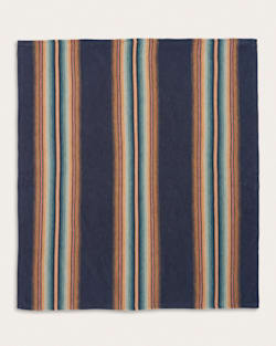 ALTERNATE VIEW OF WYETH FALLS/STRIPE ORGANIC COTTON THROW GIFT PACK IN DENIM image number 4