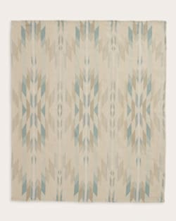ALTERNATE VIEW OF WYETH FALLS/STRIPE ORGANIC COTTON THROW GIFT PACK IN LINEN image number 2