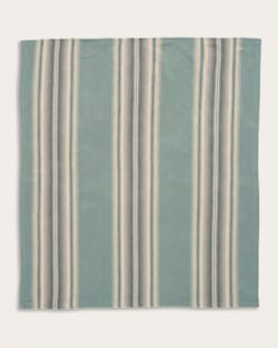 ALTERNATE VIEW OF WYETH FALLS/STRIPE ORGANIC COTTON THROW GIFT PACK IN LINEN image number 4