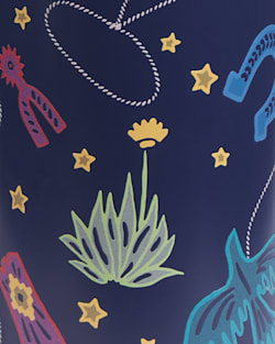 ALTERNATE VIEW OF COSMIC RODEO 12 OZ INSULATED BOTTLE IN BLUE MULTI image number 2
