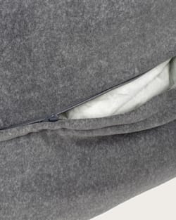ALTERNATE VIEW OF CABIN STRIPE PET BED - KUDDLER IN GREY MULTI image number 5