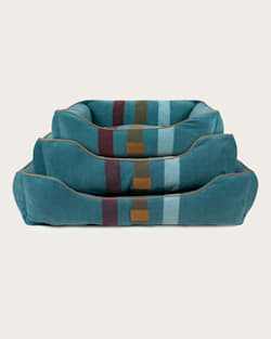 ALTERNATE VIEW OF CABIN STRIPE PET BED - KUDDLER IN SHALE MULTI image number 4