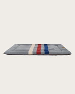 CABIN STRIPE PET BED - COMFORT CUSHION IN GREY MULTI image number 1