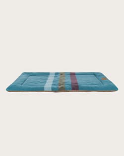 CABIN STRIPE PET BED - COMFORT CUSHION IN SHALE MULTI image number 1