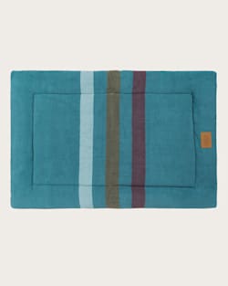 ALTERNATE VIEW OF CABIN STRIPE PET BED - COMFORT CUSHION IN SHALE MULTI image number 2