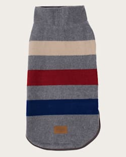 CABIN STRIPE PET VEST IN GREY MULTI image number 1