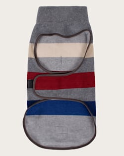 ALTERNATE VIEW OF CABIN STRIPE PET VEST IN GREY MULTI image number 2