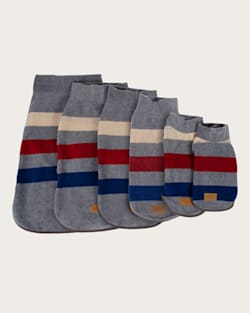 ALTERNATE VIEW OF CABIN STRIPE PET VEST IN GREY MULTI image number 4