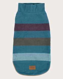 CABIN STRIPE PET VEST IN SHALE MULTI image number 1