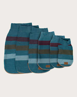 ALTERNATE VIEW OF CABIN STRIPE PET VEST IN SHALE MULTI image number 3