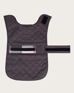 ALTERNATE VIEW OF BLOCK PLAID PET COAT IN TAN/BLACK image number 2