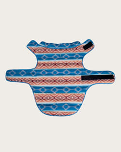 ALTERNATE VIEW OF PAGOSA SPRINGS PET PUFFER COAT IN TURQUOISE MULTI image number 2
