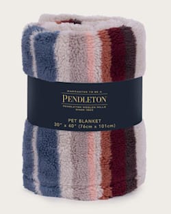 ALTERNATE VIEW OF SERAPE PET BLANKET IN ROSEWOOD image number 3