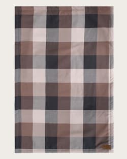 BLOCK PLAID PET BLANKET IN TAN/BLACK image number 1