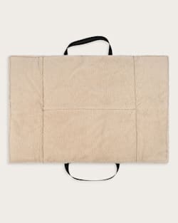 ALTERNATE VIEW OF WYETH TRAIL PET TRAVEL BED IN BEIGE TONAL image number 2